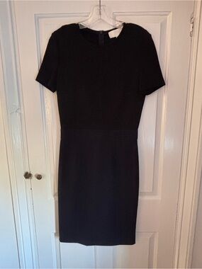 Hugo Boss Black Short-Sleeve Midi Sheath Dress